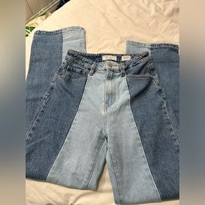 KanCan High Waisted Two Tone Jeans